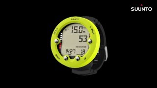 Suunto Zoop Novo  How to set up Nitrox mode and Nitrox gas [upl. by Gnouv]