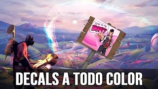 TF2 Cómo aplicar decals a TODO COLOR Eng Sub [upl. by Pinto]