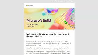 Microsoft Build Conference Registration Is Now Open [upl. by Larual970]