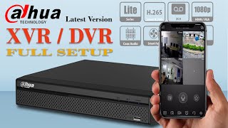 Dahua xvr dvr setup Hard Disk Install Mobile App Config Dahua latest version xvr initial setup [upl. by Noda]