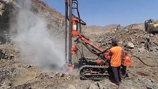 MINDRILL CD100 DTH Crawler Drill Machine [upl. by Romelle217]