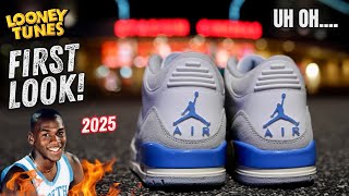 THESE MIGHT BE TROUBLE FIRST LOOK 2025 JORDAN 3 LUCKY SHORTS THE BEST UNC COLOR WAY [upl. by Geraint]