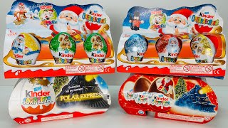 Распаковка старых киндер сюрпризов Новогодние киндеры Old Kinder Surprise Unboxing Christmas [upl. by Aremat]