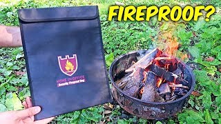 Is Fireproof Money Bag actually Fireproof [upl. by Franky495]