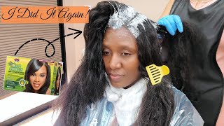 RELAXING MY HAIR AFTER A 17WEEK STRETCH  MY HEALTHY RELAXED HAIR CARE [upl. by Wiener]