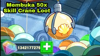 Spongebob Krusty CookOff  Membuka 50x Skill Crane Loot dapet apa ya [upl. by Downall]