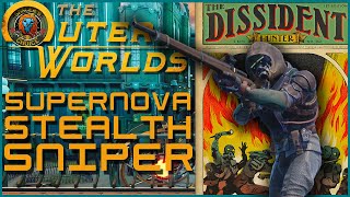 The Operative  SUPERNOVA Stealth Sniper  The Outer Worlds Guide [upl. by Auof]