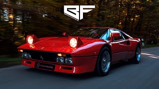 Ferrari 288 GTO  Autumn Sunset Run  4K [upl. by Sirrap840]