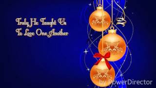 Oh Holy Night  David Phelps Karaoke with Lyrics [upl. by Kyne552]