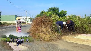 Highlights  We cleaned 500 meters of sidewalks to make way for 2000 students to get to school [upl. by Coney599]