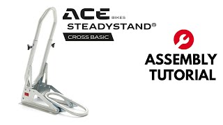 Acebikes SteadyStand® Cross Basic Zusammenbau Aufbau MX Motorradwippe Radhalter Montageständer [upl. by Ellimak]