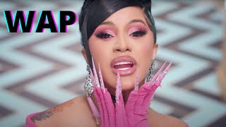 WAP  Cardi b ft Megan Thee Stallion  Explicit lyrics [upl. by Ecad]