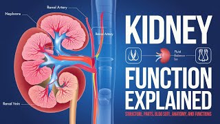 Kidney Function amp Structure Explained Anatomy Blood Supply Parts and Physiology [upl. by Retsam]