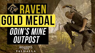 🥇 SLEEPING GOLD Odin’s Mine Hideout  Trial of the RAVEN  Mastery Challenge Tips  AC Valhalla [upl. by Eanel]