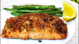 Panko Crusted Air Fried Salmon [upl. by Norre]