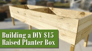 Raised Planter Box  Making DIY Planting Boxes With Legs or Without for Vegetable Garden [upl. by Onivag]