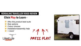 Versaline Traveller Compact Clothesline  Ideal for Caravan Campers and Mobile Homes [upl. by An]