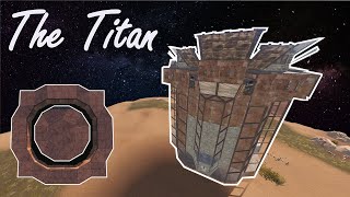 The Titan  Disguised Circle Base  Clan Base  v10  RUST Base Building 2021 Outdated Use V2 [upl. by Olivero501]