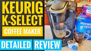 DETAILED REVIEW Keurig KSelect KCup Coffee Maker HOW TO MAKE COFFEE [upl. by Odlavso]