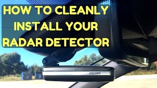 How to Install a Radar Detector or Dashcam in Your Car the Easy and Clean Way [upl. by Giamo]