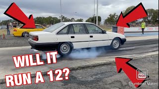 LS1 VN Commodore hits the DRAG STRIP [upl. by Eidoc]