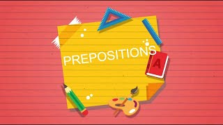 Prepositions with examples [upl. by Baniez]