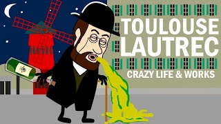 TOULOUSE LAUTREC  Life and works [upl. by Nahshunn]