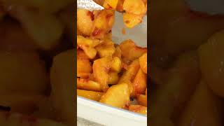 Making Peach Cobbler Puff Pastry [upl. by Yntruoc507]