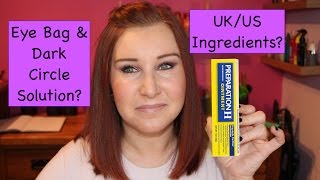 Can Haemorrhoid Cream reduce Wrinkles Eye Bags amp Circles 2017 UKUSA Ingredients [upl. by Paco211]