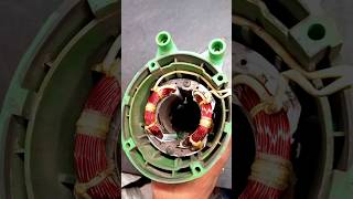 Hitachi pipe cutter field coil windingpipe cuttershortsfield coilpowertools [upl. by Enieledam]