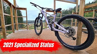 2021 Specialized Status 140 REVIEW │ A supersized dirtjumper [upl. by Ailuy]