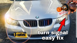 How to fix a turn signal light  bmw e90 [upl. by Philender932]