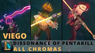 Dissonance of Pentakill Viego All Chromas  League of Legends [upl. by Sina]