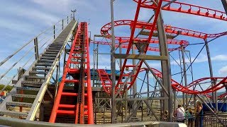 Runaway Mine Train On Ride POV  Funland Haying Island [upl. by Charmaine]