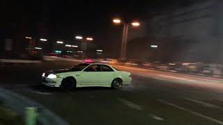 Japanese Street Drifting  Tokyo Auto Salon 2019 Afterparty [upl. by Honna]