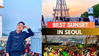 SUNSET in NAMSAN Tower is PERFECT  Korea Vlog [upl. by Enoyrt568]