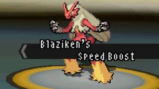 Speed boost Blaziken [upl. by Ellinehc]