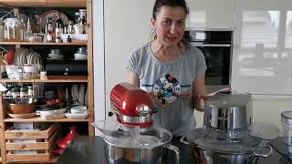 Primerjava Kenwood Chef Titanium vs Kitchen Aid Artisan [upl. by Issy]