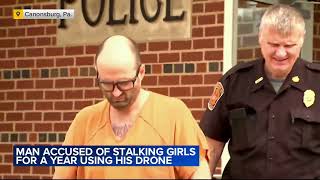 Pennsylvania man accused of stalking girls for a year using his drone [upl. by Aziul]