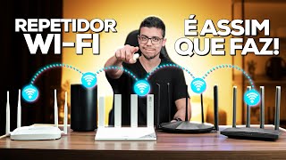 COMO TRANSFORMAR UM ROTEADOR EM REPETIDOR WIFI [upl. by Eseila702]