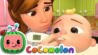 Sick Song  CoComelon Nursery Rhymes amp Kids Songs [upl. by Kciredec]