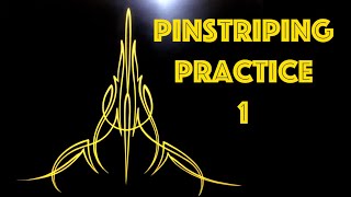 Pinstriping Practice session 1 [upl. by Ramor]