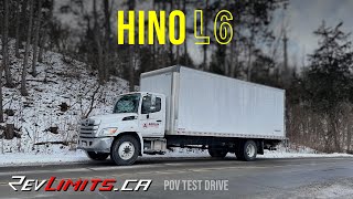 2021 HINO  L6 Box Truck  PoV Test Drive16  4K  REVLIMITSCA [upl. by Sivahc281]