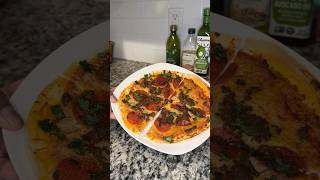 The easiest air fryer pizza recipe explore cookingvideo foodie [upl. by Aninay860]