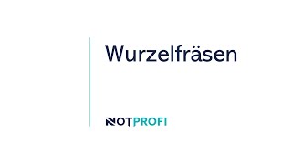 Wurzelfräsen Wurzeleinwuchs im Kanal beseitigen [upl. by Acus]