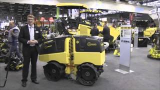 BOMAG BMP 8500 Trench Roller  Intermat 2015 [upl. by Psyche]