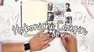 Hobonichi Cousin A5  Cover SetUp Pt 2  TCMC  Kpop [upl. by Dilly]