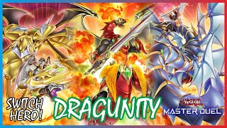 DRAGUNITY COMBO FESTIVAL WATER amp WIND GAMEPLAY YuGiOh Master Duel dragunity [upl. by Xantha]