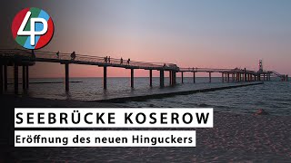 Der neue Hingucker auf dem Wasser  Seebrücke Koserow [upl. by Sidran]