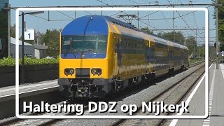 DDZ halteert op station Nijkerk [upl. by Stonwin]